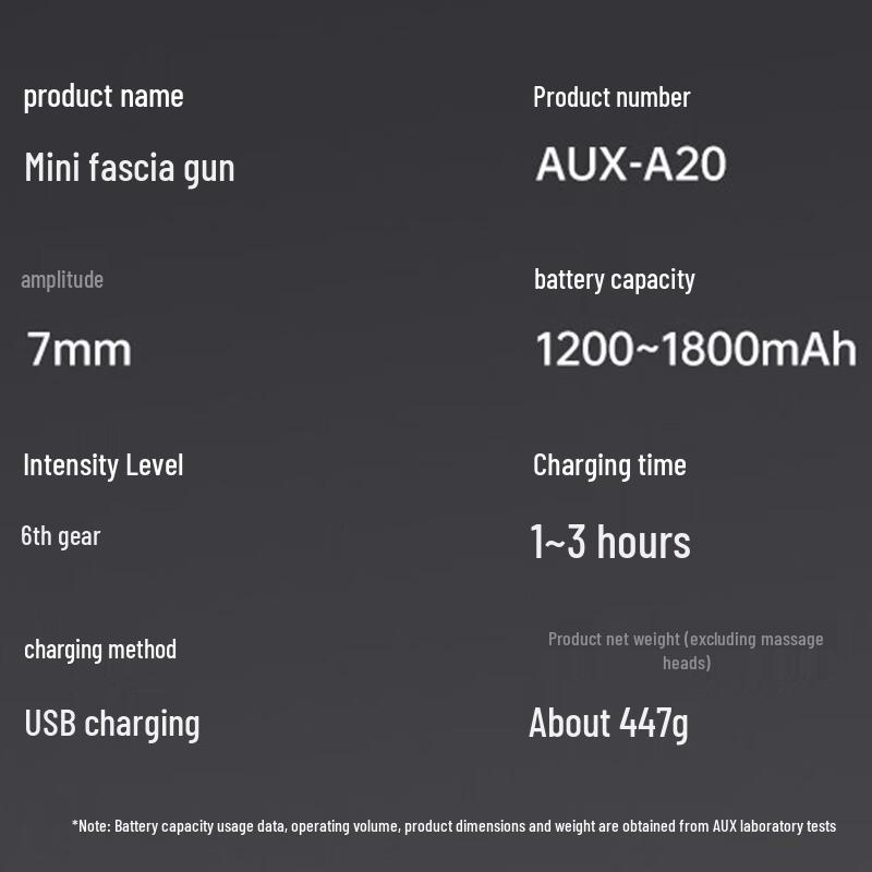 AUX Portable Mini Muscle Relaxation Massager