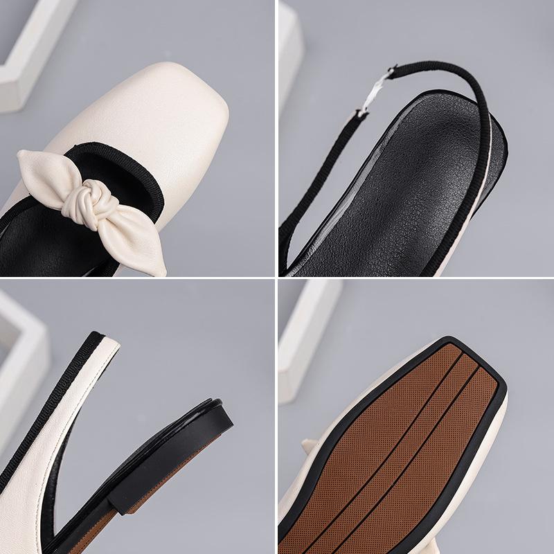 Fashion Summer Shoes Women Sandals Flat Polka Dot Elegant Ladies Brand Shoes Mary Jane Flat Sandals White Blue Plus Size 42 D540