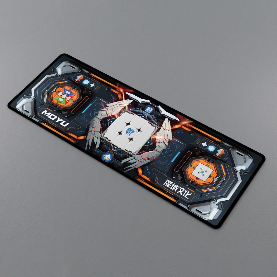 Cyberpunk Style Rubik Cube Slip Silicone Pad For Speed Stacking And Competition