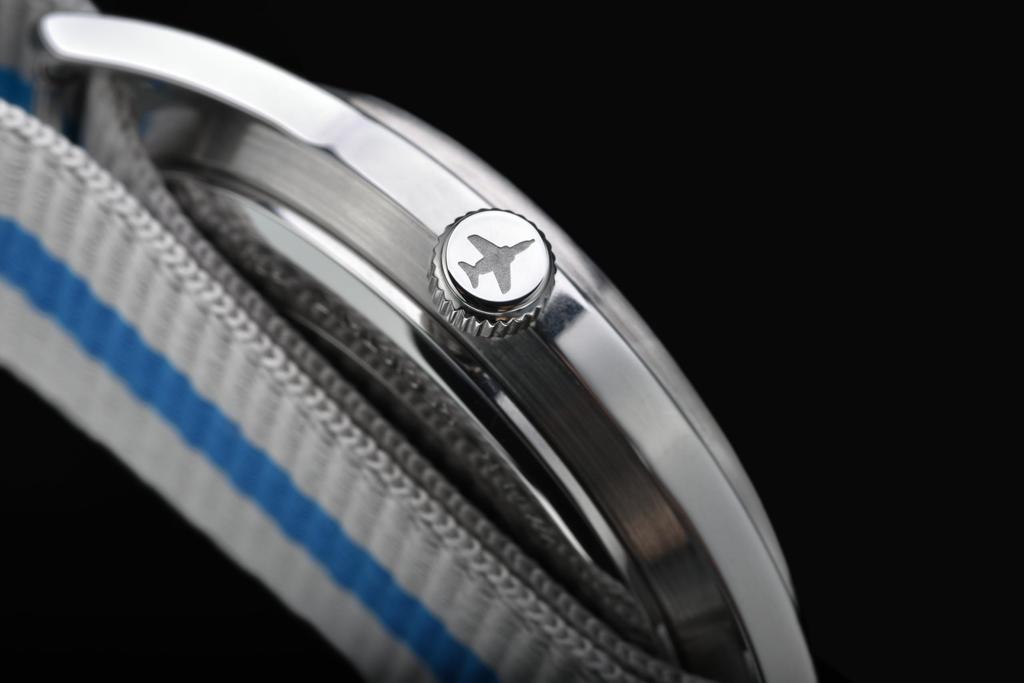 [KENTEX] Watch Blue Impulse Standard Air Self-Defense Force Date S806L-01 White