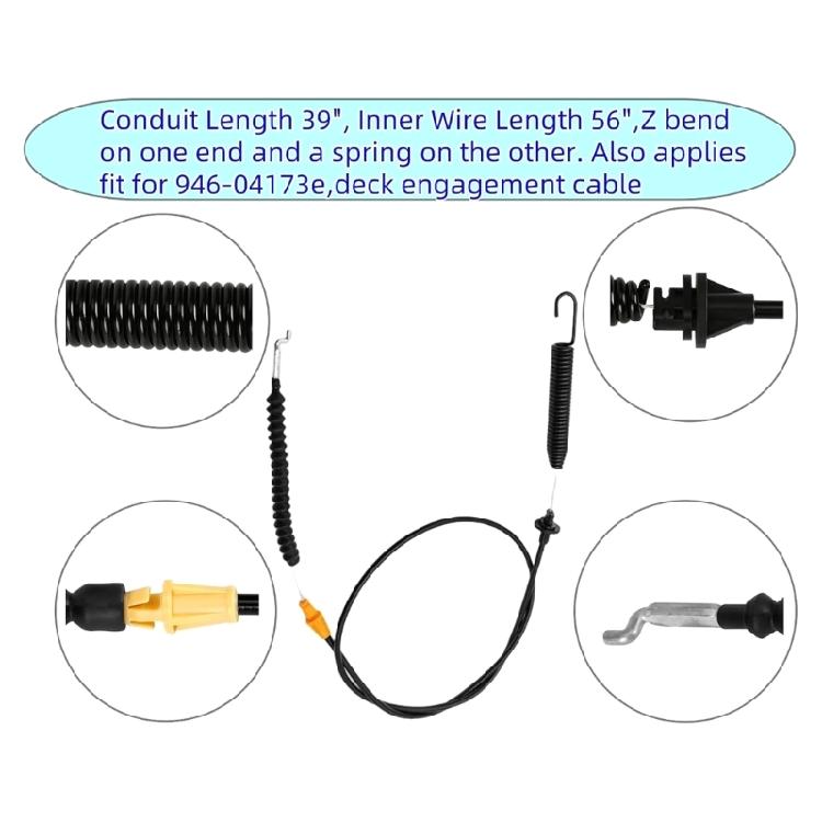 Lawn Mower Control Cable Assembly for 946-04173E 946-04173 946-04173A 946-04173B 946-04173C 946-04173D 946-04173E