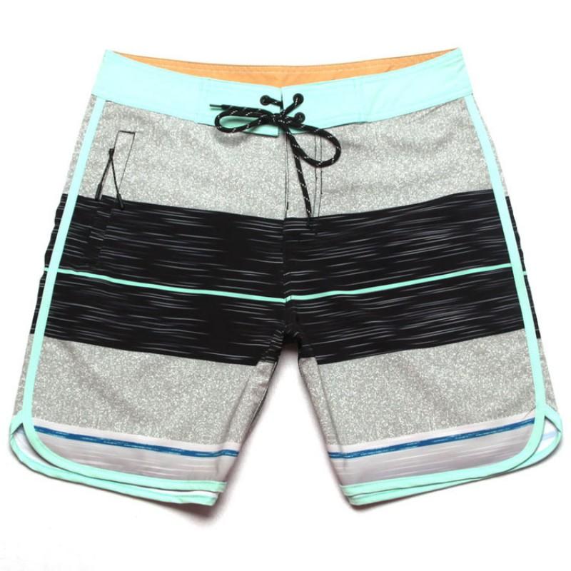 Mens Quick-Dry Stretch Board Shorts Surfing Swimming Beach Wear Lightweight Athletic Swim Trunks