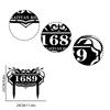 Personalized Metal Address Sign, Custom Garden Number Stake for Front Porch Lawn Decor
