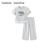 Balabala Girls' Short Sleeve Set