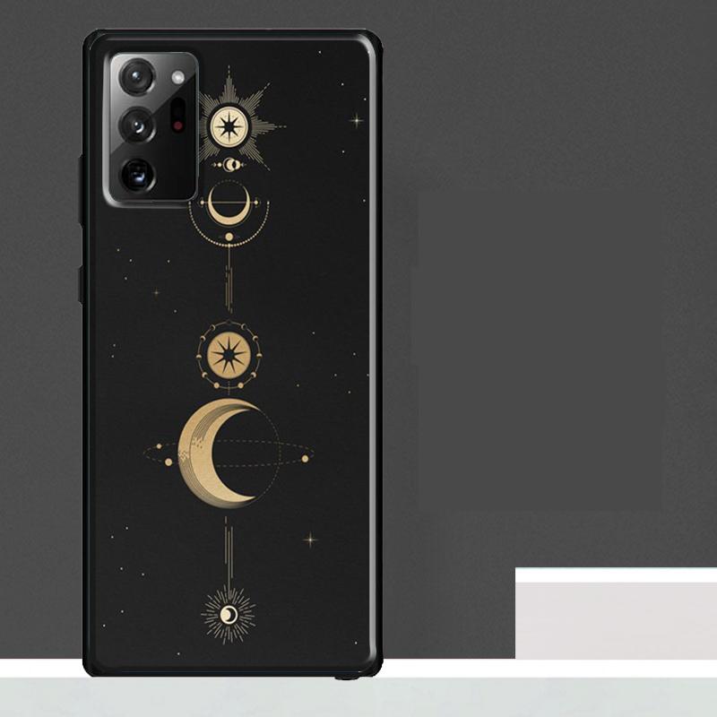 Galaxy Moon Stars Phase Totem Art Case For Samsung Galaxy S23 S24 S25 Ultra S9 S10 S20 S21 S22 Plus S23 FE S25 FE Phone Cover