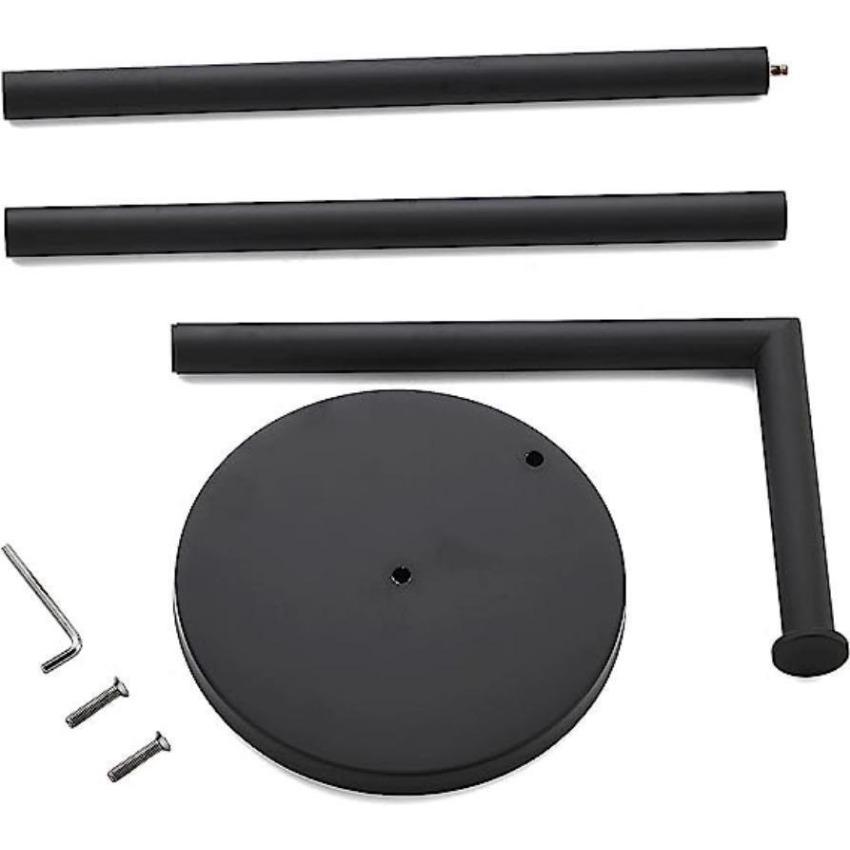 1 Pcs Standing Paper Towel Holder Floor Standing Toilet Paper Holder Stainless Steel Paper Roll Holder Storage Rack Bathroom