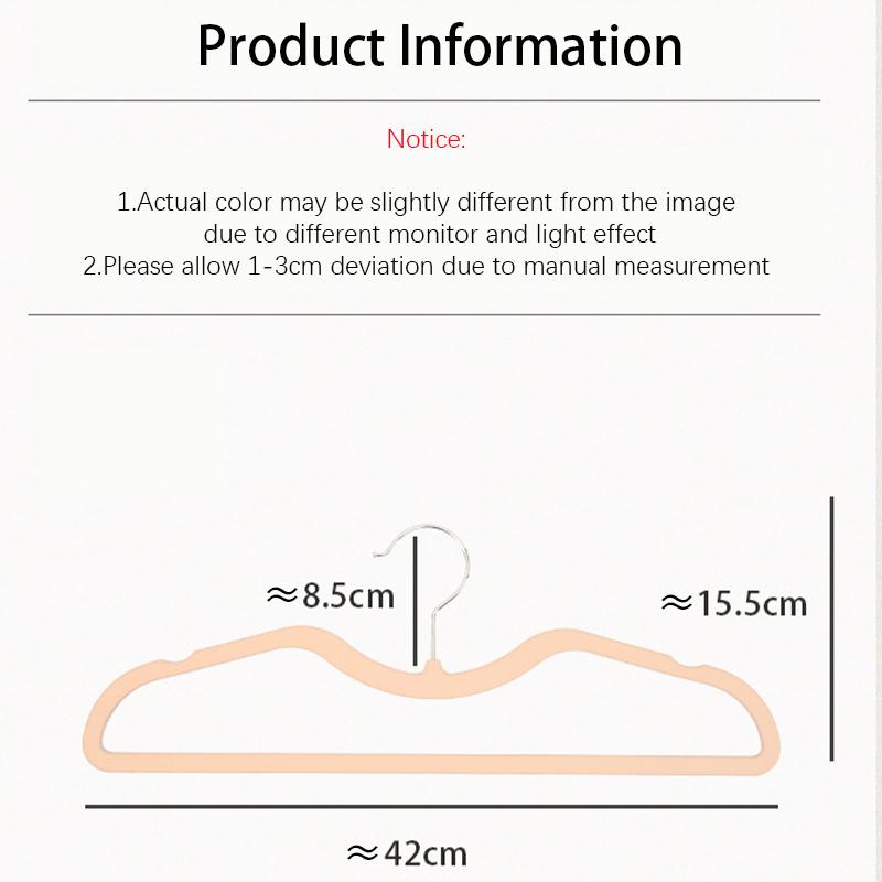 10pcs Upgraded Short Neck Hangers,Ultra-thin Space Saving Latex Clothing Hanger for Storage,Non-trace Skin-Smooth Drying Racks
