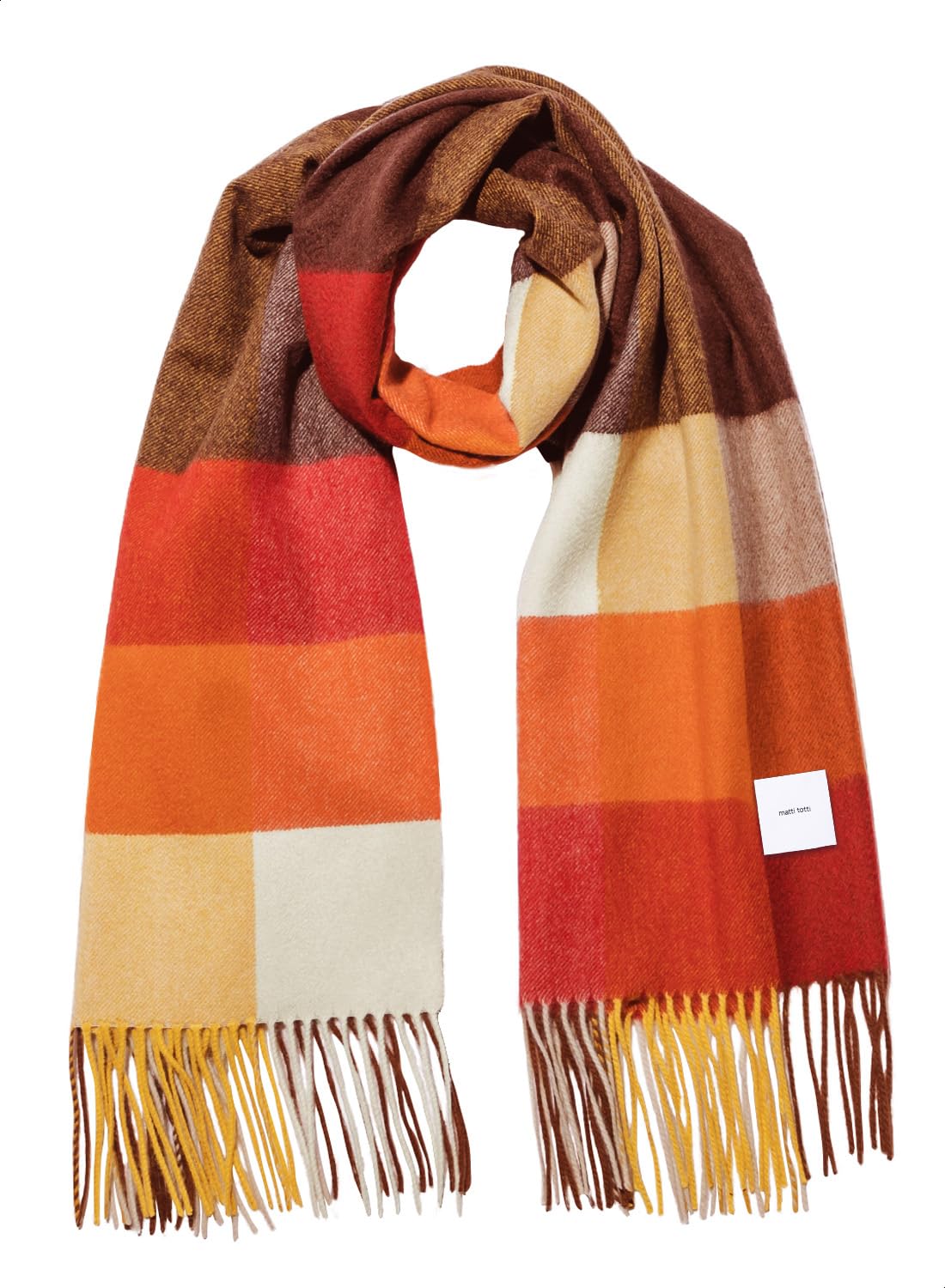 

Matti Totti Dried x Fruit Cashmere Check Pattern Cashmere Cashmere Stole, Large, Thick, Men s Scarf, 100% Cotton, Long, Stole, Gift, B0024B-39