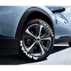 Permanente Autoreifenfelgen Aufkleber Autotuning Universal 3D PVC Verbundene Reifenbuchstaben Aufkleber Autoaufkleber Reifen Dekorationen