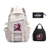 Demon Hunters KPop Demon Hunters Student School Bag Three-piece School Bag Zipper Pencil Case
