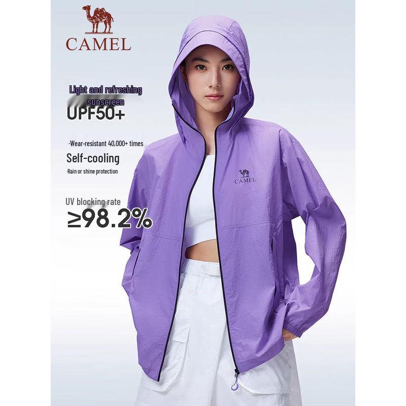 Camel Couple s Breathable Cool-Feel Sun Protection Sport Jacket M