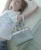 Heeari Marie Mesh Crossbody Tote Bag_Silver