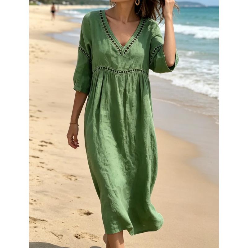 (The Object Is Not Perforated, 3D Printing Effect) 2026 Summer New European and American Solid Color Loose