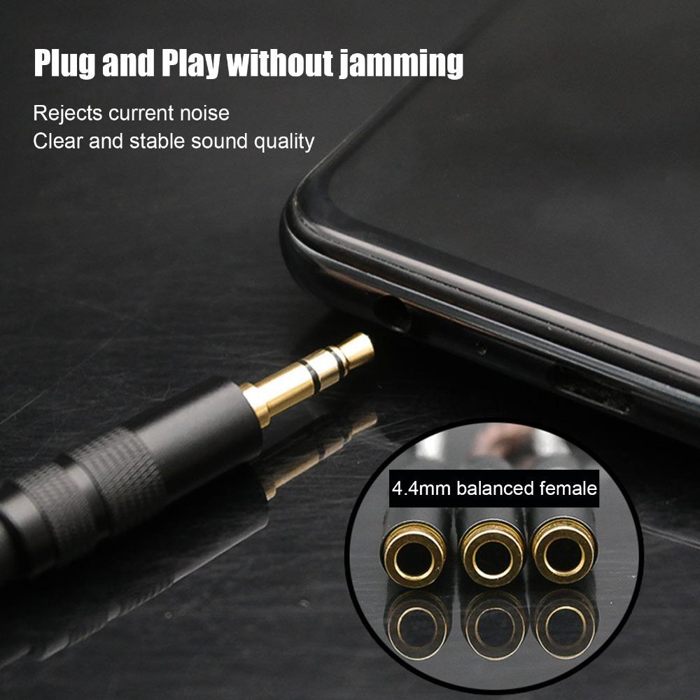 

Lossless Sound Balanced Female to Stereo Male Adapter For Music Players бронзовий