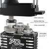 70KG Brushless Servos 7.4V Oblique Gear High Torque Servos Digital Servos for 1/8 1/10 1/12 RC Truck Car Crawler Boat Robot