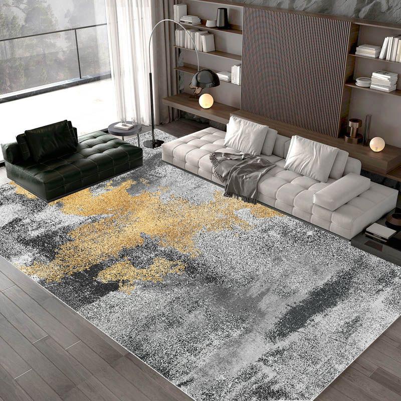 Nordic Livng Room Carpet Home Decoration Abstract Design Rug Bedroom Decor Area Rugs Washable Non-slip Dining Room Floor Mat