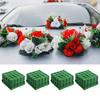 4x Floral Cage Plants Flower Holder Dispaly Blocks Party Supplies