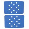 2PCS Blue Shower Chair Pad EVA Shower Stool Cushion Practical Shower Bench Cushion  Home Bathroom