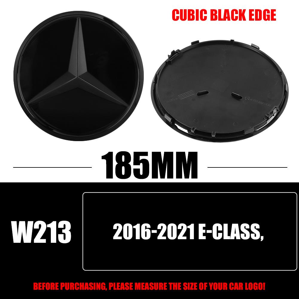 3D ABS Car Emblem Front Grille Badge Replacement Decoration Cover For Mercedes Benz Auto Modification Accessories