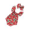 Elroy Baby Romper Headband Outfit Newborn Watermelon Bodysuit Top Clothes