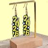 2026 Digital Acrylic Earrings: Fashionable Festival Style for Women