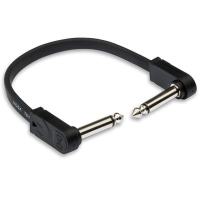 Hosa Flat Patch Cable Thin Right Angle Plug Lightweight Flat Cable 45cm LL CFP-118