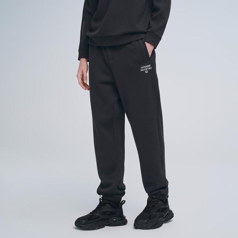 GIOVANNI VALENTINO Men's Wool Blend Fleece-Lined Tapered Sweatpants