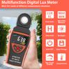 Přenosný tester intenzity světla, Rozsah měření 1-400 000 Lux, Digitální luxmetr BT-8801A, Fotometr okolního světla
