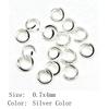 Wedding Anniversary Jewelry Materials Open Jump Rings 5 Colors 6 Sizes Accessories Parts Souvenir Accessories Parts