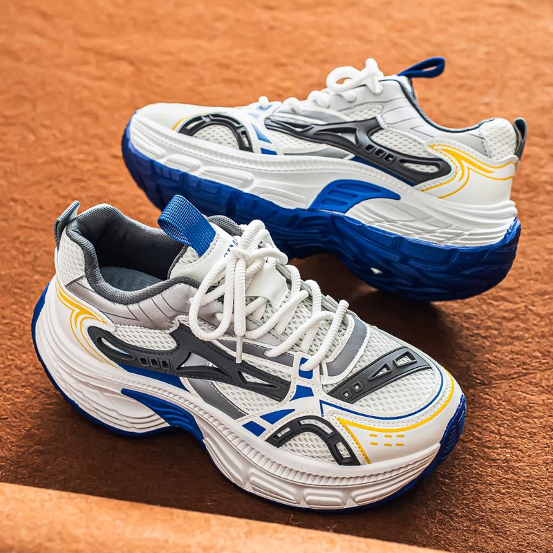 New Fashion New Men's Fashion Casual Low Top Sports Shoes Students Thick Sole Comfortable Sneakers Boys Male Classic Breathable Basketball Shoes