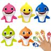 Títeres de Dedo Baby Shark, Set de 5, Juguetes Educativos para Bebés y Padres, Desarrolla la Imaginación, Títeres Lindos, Regalos Divertidos para Cumpleaños, Navidad,