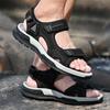 Large size summer breathable men's sandals wear non-slip first layer cowhide lightweight outdoor beach shoes casual shoes
