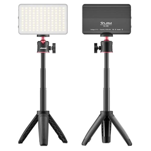 Ulanzi 2175 MT-08+ VL120 LED Video Light Tripod Set, Black