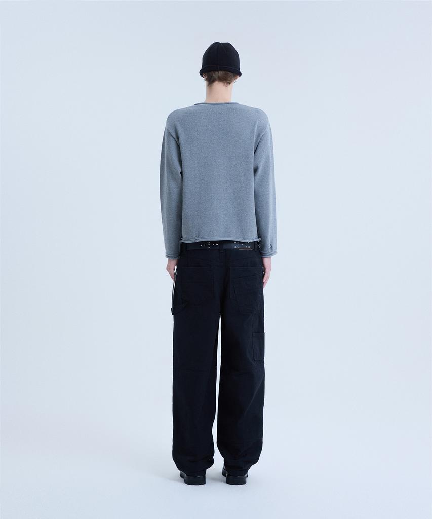 NOISE Double Knee Carpenter Work Pants_[Black]