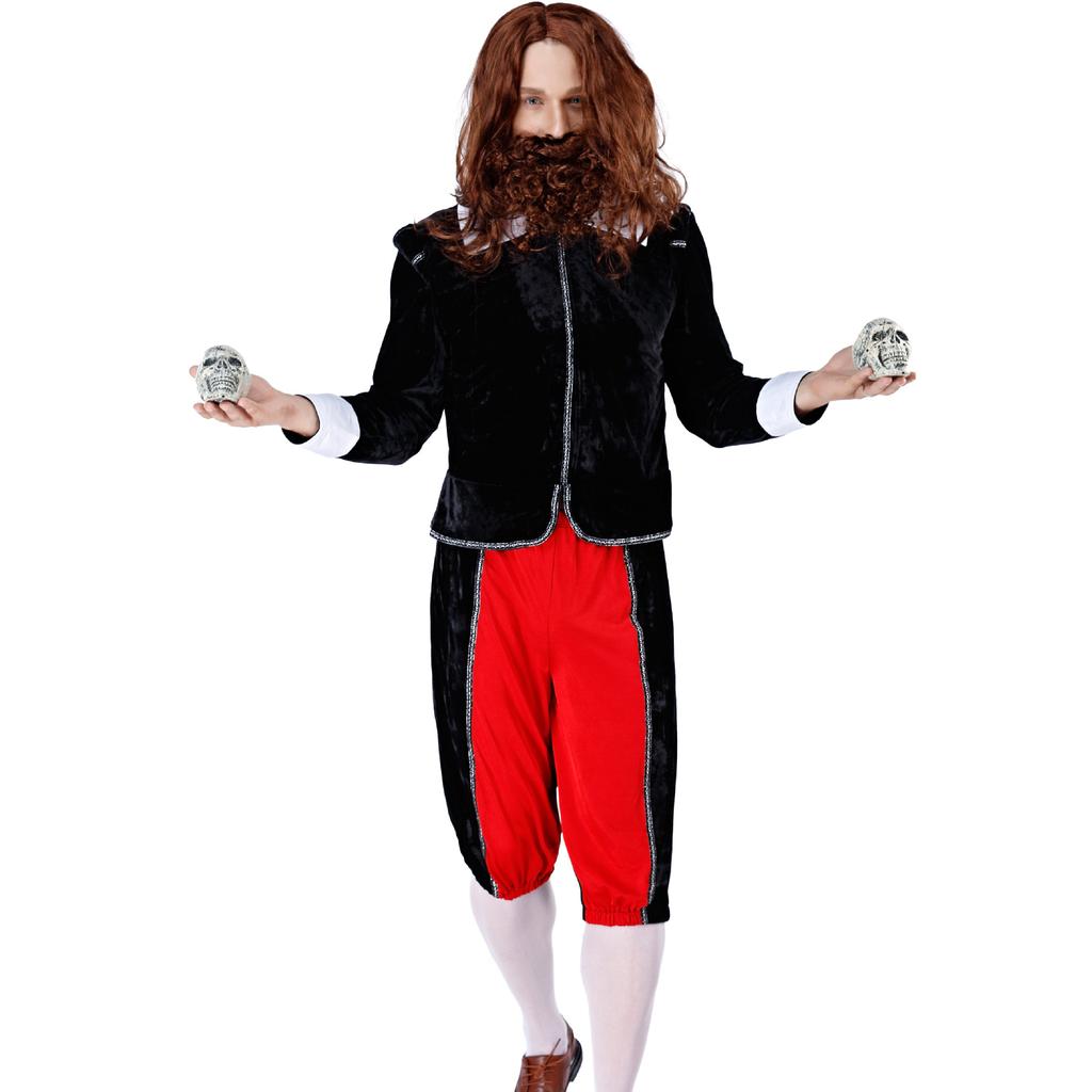 Exorcist apostle cosplay exorcist crazy old man cos costume, priest party halloween costume