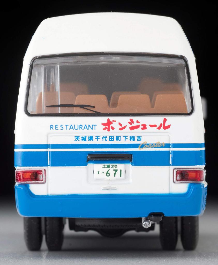 Tomica Limited Vintage Scale Toyota Coaster High Roof Air Conditioner Truck Finished Model 1/64 LV-184a (Restaurant Bonjour) -