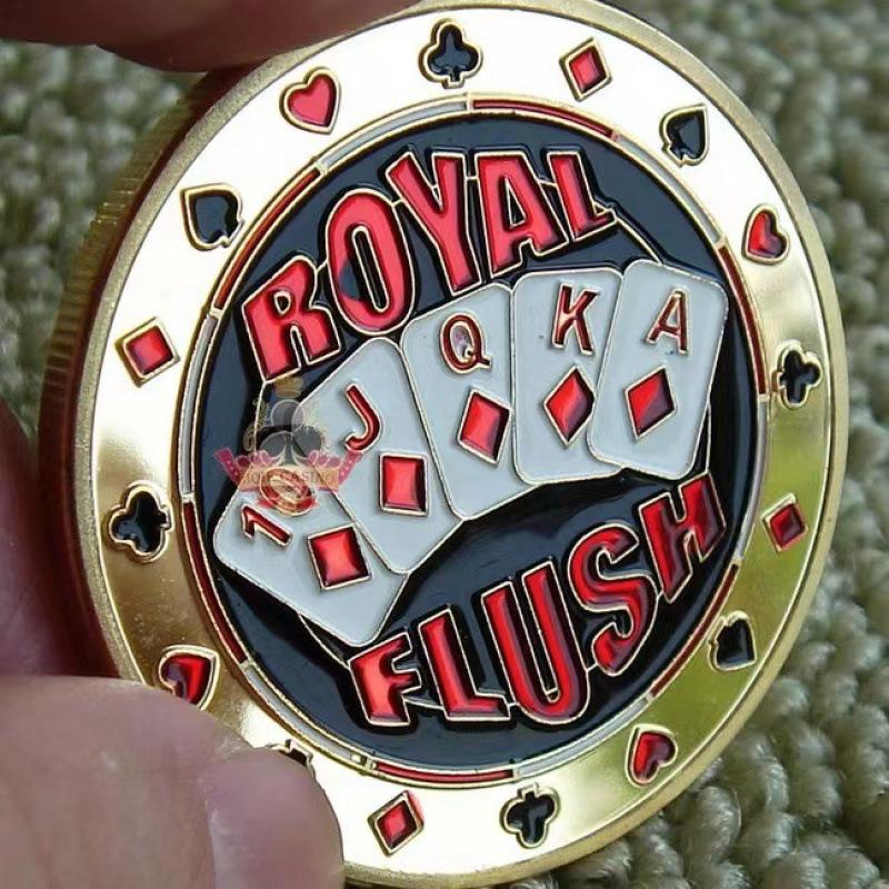 Texas Hold'em, Kovové tlakové karty, Šťastné mince, Kódy domů s blindy, dealer, Plný tlak all-in, žetony, tlakové karty