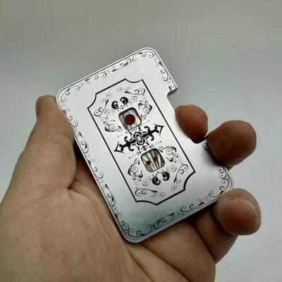 Jouet Anti-Stress Dés Mécaniques Dés 3D Fidget Alliage d'Aluminium Appuyer Et Transformer Spinner Choix Décision Difficile Jouet de Décompression
