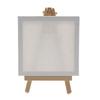 Painting Canvas and Easel Set for Children Boy Girl with Acrylics Paint Paintbrush Wood Easel and Painting Canvas