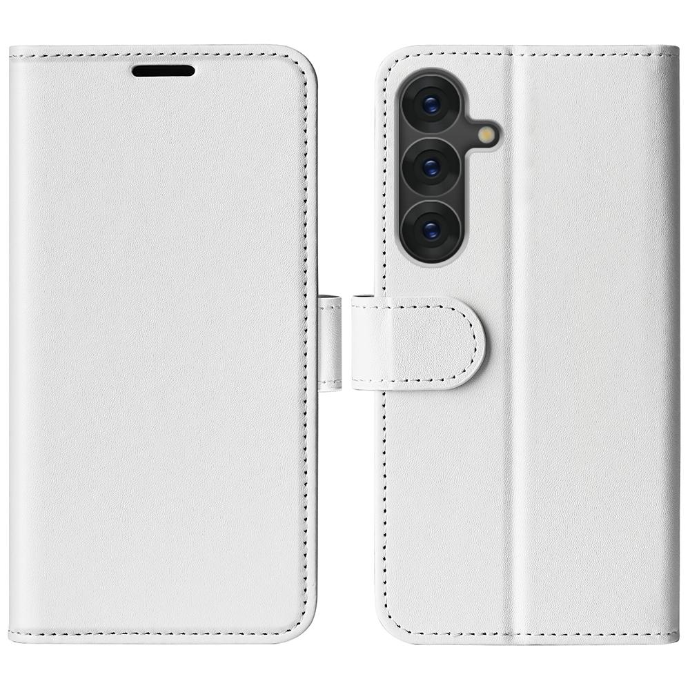 Dla Samsunga Galaxy S25+ Etui Portfel Tekstura Crazy Horse Stojak Skórzany Pokrowiec na Telefon
