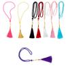 Multicolor Islamics Prayer Beads Sturdy Glass Tasbih Hand Strung Set of 8 for Spiritual Practice Jewelry Accessory