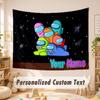 Custom Name Text Tapestry,Among Us Boho Wall Hanging, Decorative Backdrop Tapestry For Room
