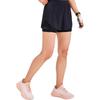 Asics Womens Reflective Night Vision Breathable Comfortable Woven Two-In-One Sports Shorts Women Shorts Black 2012D249-001