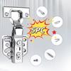 1Pcs Cabinet Hinges Steel Hydraulic Door Hinge Damper Buffer Soft Closing for Kitchen Cupboard Furniture Furniture