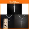 Gotische Kreuz-Anhänger-Halskette Für Männer und Frauen Mit Legierungskette und Vintage-Stil