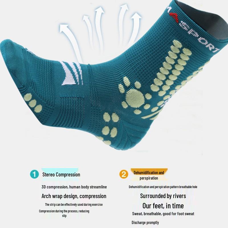 Calcetines de Compresión de Verano Unisex para Maratón, Trail Running, Ciclismo y Deportes al Aire Libre