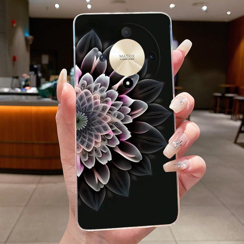 

Casing For Honor X9b X9a Magic 6 5 Lite 5G Luxury Dragon Cute Cool Boys Girls Transparent Soft silicone Back Cover Phone Case Honor Magic 6 Lite