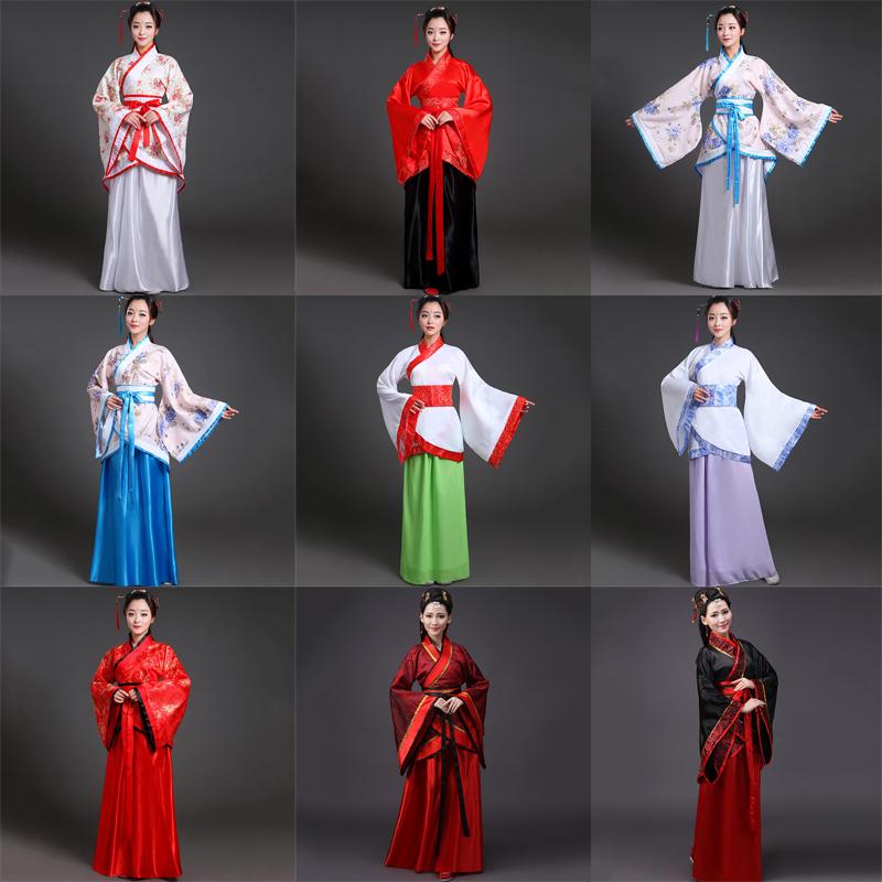 Chinese Ancient Traditional Costume Woman Tang Dynasty Dress Fairy Cosplay Hanfu