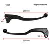 Black Brake Clutch Levers Off-road Vehicle Modification  For YBR 125 2005-2015 YBR125 125CC