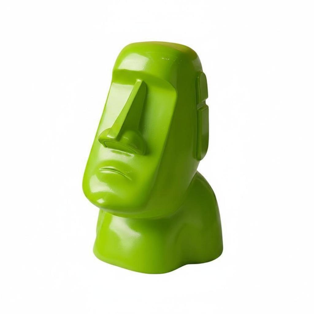 Scatola Porta Fazzoletti Statua Moai Design Creativo Testa dell'Isola di Pasqua Porta Lusso